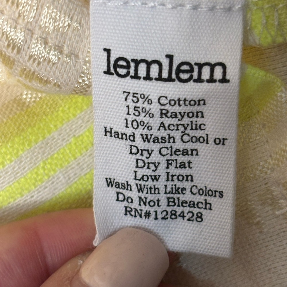 LEMLEM Gete hand spun woven halter maxi sun/cover Dress in lomi keylime - Picture 6 of 16